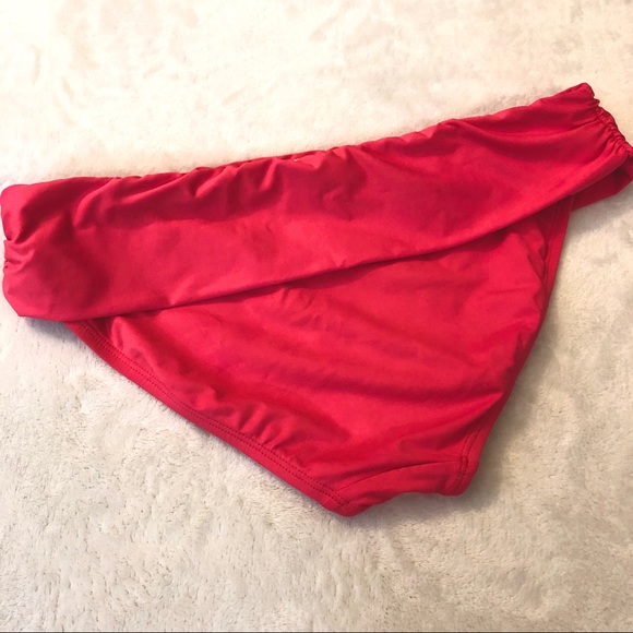 🎁Bundle 4 Free! Old Navy Pink Fold Over Waist Bikini Bottoms Size Small - Picture 4 of 10